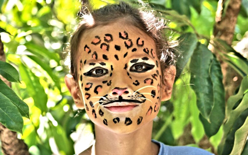 Leopard Boy Face Paint