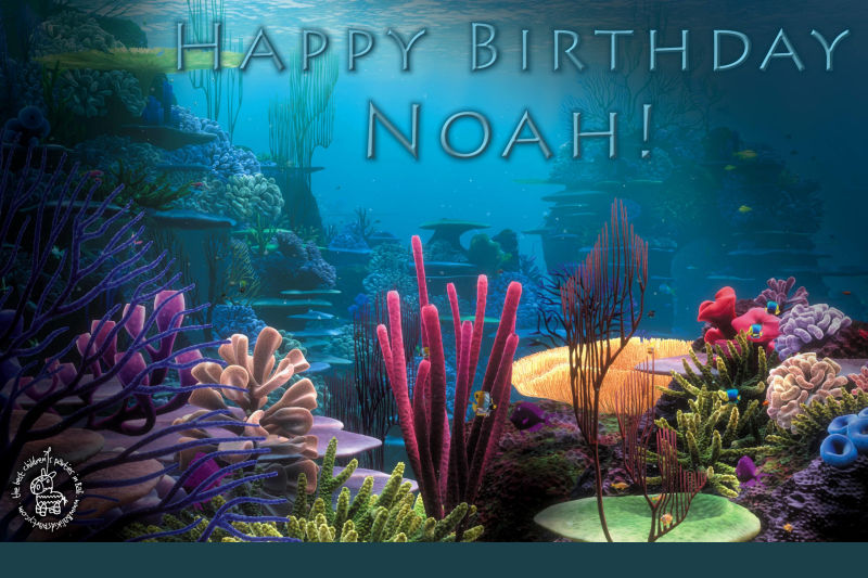 Noah's Undersea Party Banner