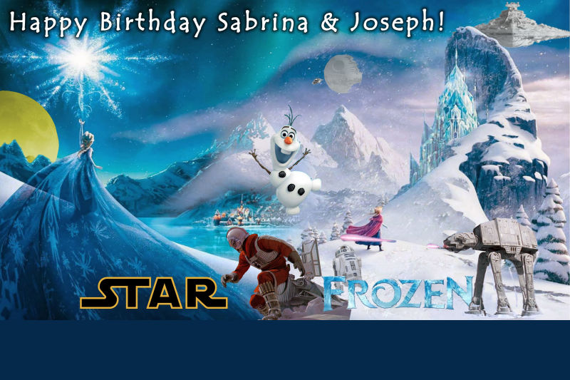 Star Wars Frozen Combination for Twins 