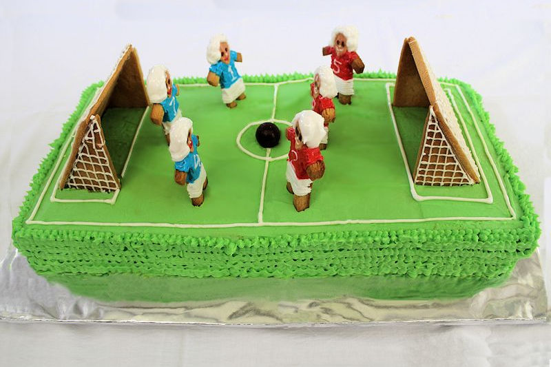 Soccer Football Cake