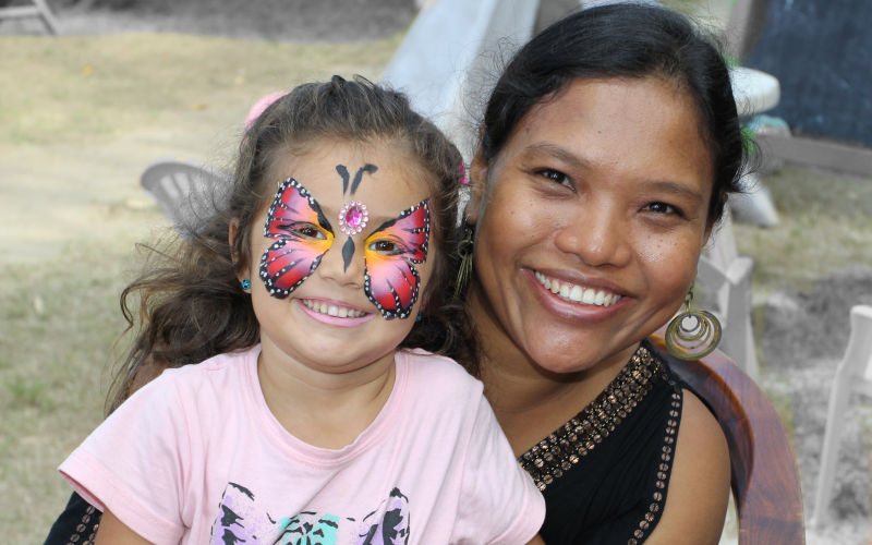 Butterfly Girl Face Paint