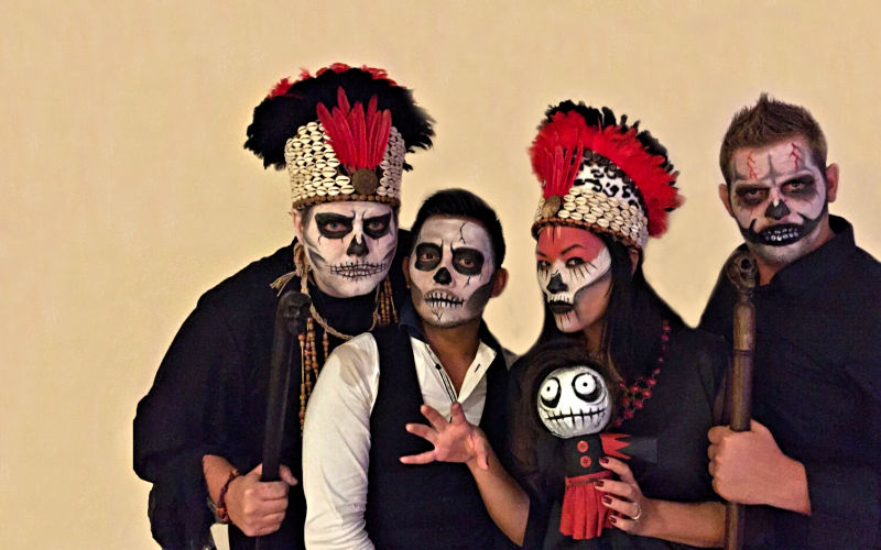 Tribal Halloween Zombies