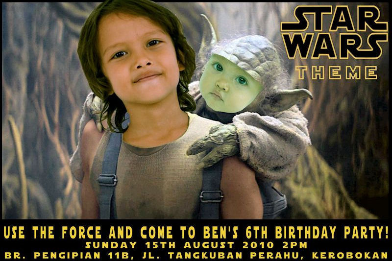 Star Wars Party Invitation